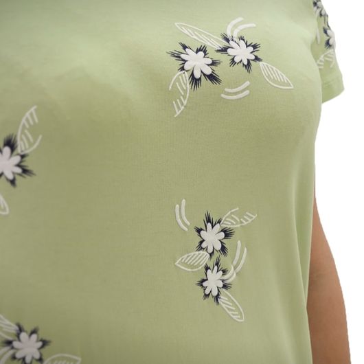 Коллекция футболок Афина, цветочная, молочная, Цвет: Молочный , Дизайн: Цветочный , Размер: XL-2XL, изображение 11