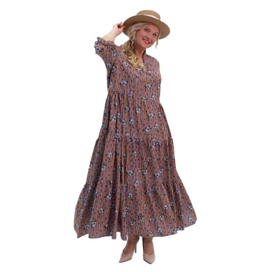 Сукня Леся, кавова, Колір: Кавовий, Розмір: M