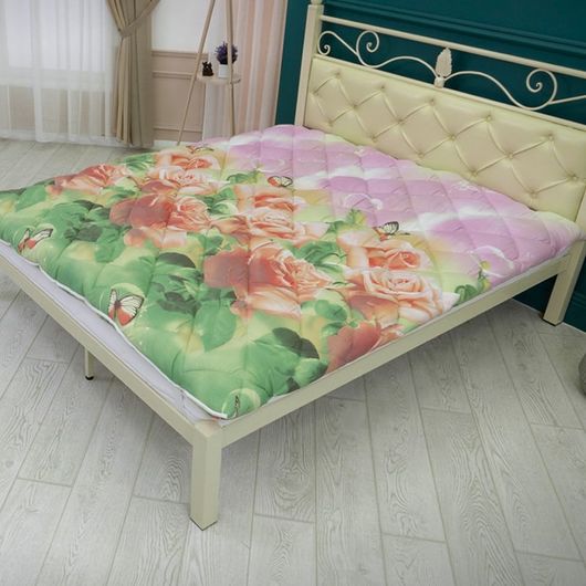 Матрас-перина Дрим Лайт, леопард (синтепон и хлопок), Цвет: Леопард (синтепон+хлопок), Высота матраса: 5 см, Длина: 190см, Ширина: 60см, изображение 3