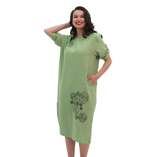 Платье Лави, салатовый, Цвет: Салатовый, Размер: M