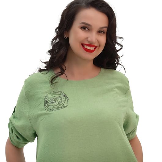 Платье Лави, салатовый, Цвет: Салатовый, Размер: 2XL, изображение 2