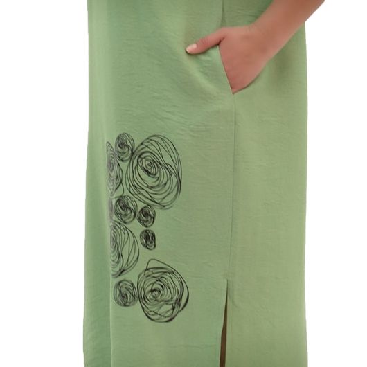 Платье Лави, салатовый, Цвет: Салатовый, Размер: L, изображение 3