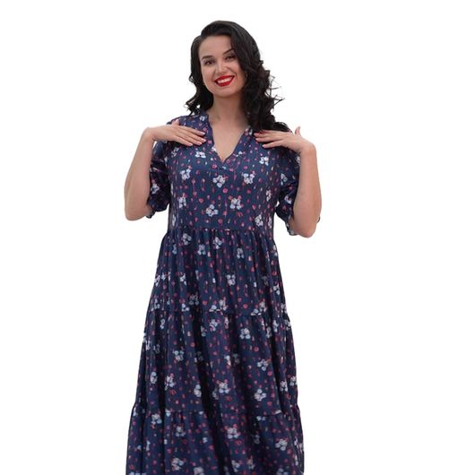 Сукня Леся, синя, Колір: Синій, Розмір: 2XL, зображення 5