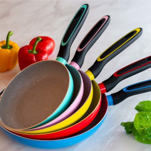 Сковорода Гурман, голубая d 28 см, Цвет: Голубой - d 28 см, изображение 2