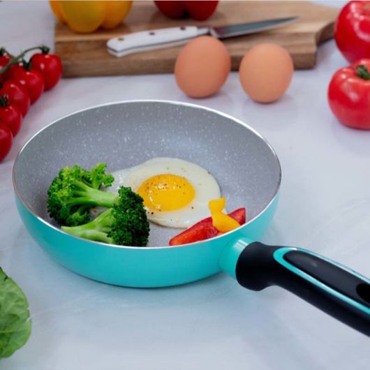 Сковорода Гурман, голубая d 28 см, Цвет: Голубой - d 28 см, изображение 6