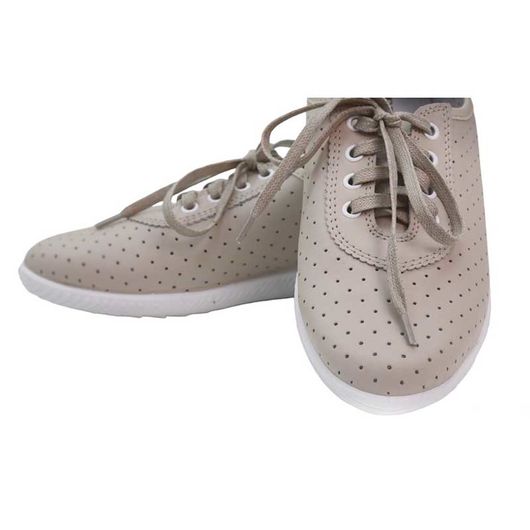 Туфлі Лінара бежеві, на шнурках, Колір: Бежевий , Дизайн: На шнурках, Розмір: 40, зображення 2