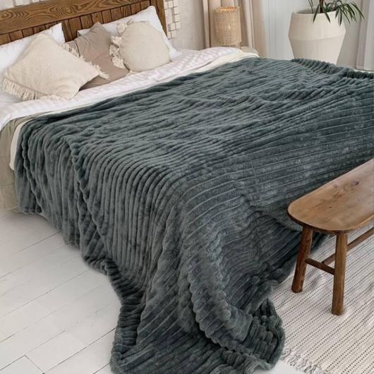 Колекція пледів Мішель, океан, Колір: Океан , Розмір: 1,5 спальний