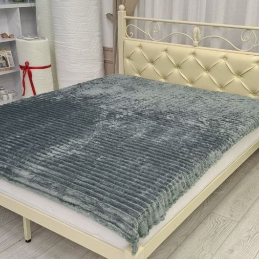 Коллекция пледов Мишель, океан, Цвет: Океан , Размер: Евро , изображение 2