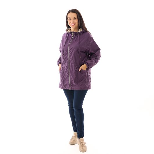 Куртка Донателла, сливова, Колір: Сливовий, Розмір: 50, зображення 2