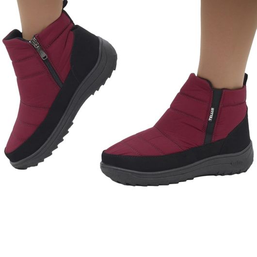 Ботинки Аляска, бордовые, Цвет: Бордовый , Размер обуви : 39, изображение 3