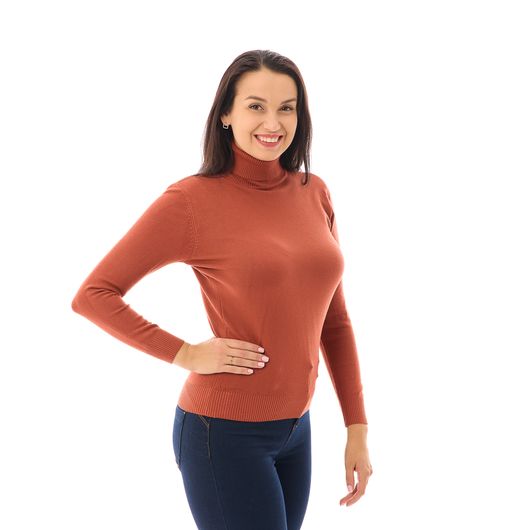 Гольф Кетрін, кораловий, Колір: Кораловий, Розмір: 2XL, зображення 5