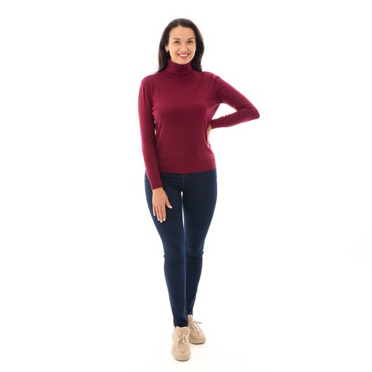 Гольф Кетрін, марсала, Цвет: Марсала , Размер: 2XL, изображение 2