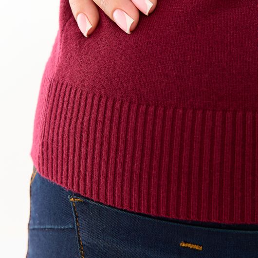 Гольф Кетрін, марсала, Цвет: Марсала , Размер: 2XL, изображение 7