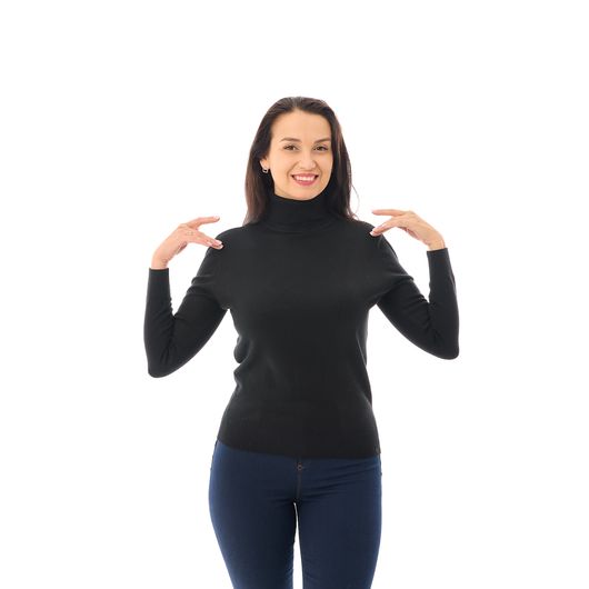 Гольф Кетрін, чорний, Цвет: Черный, Размер: XL