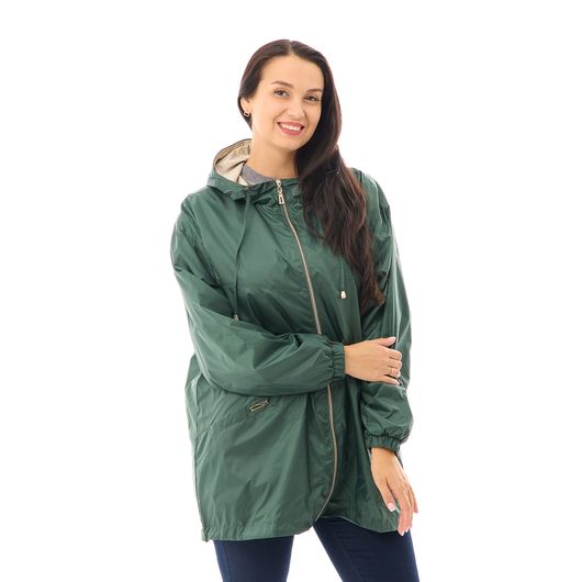 Куртка Донателла, зеленая, Цвет: Зеленый, Размер: 52, изображение 7