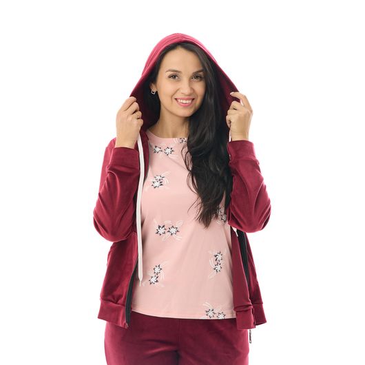 Костюм Энджи, бордовый, Цвет: Бордовый , Размер: 50, изображение 4