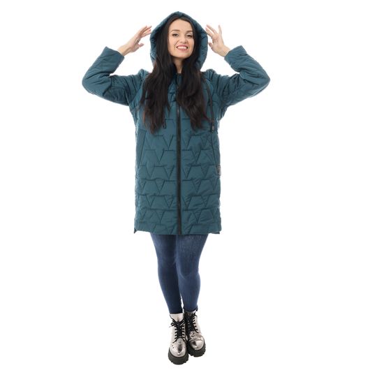 Куртка Дольче Віта, темно-зелена, Колір: Темно-зелений, Розмір: 70, зображення 2