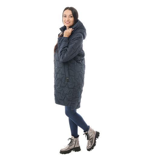 Куртка Дольче Вита, темно-синяя, Цвет: Темно-синий , Размер: 50, изображение 3