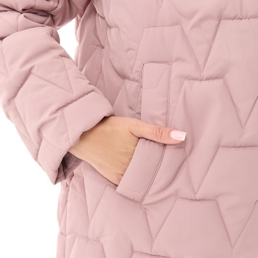 Куртка Дольче Вита, пудровая, Цвет: Пудровый , Размер: 60, изображение 7