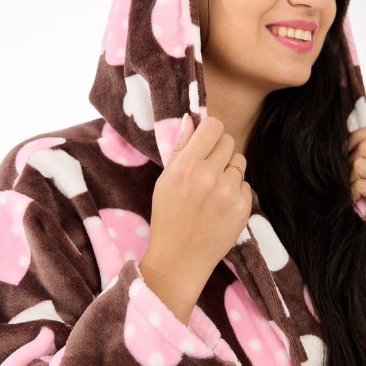 Халат Сусанна, на запах, мокко, Цвет: Мокко , Дизайн: На запах , Размер: 48-50, изображение 4