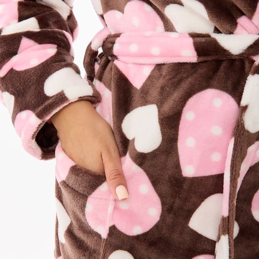 Халат Сусанна, на запах, мокко, Цвет: Мокко , Дизайн: На запах , Размер: 48-50, изображение 5