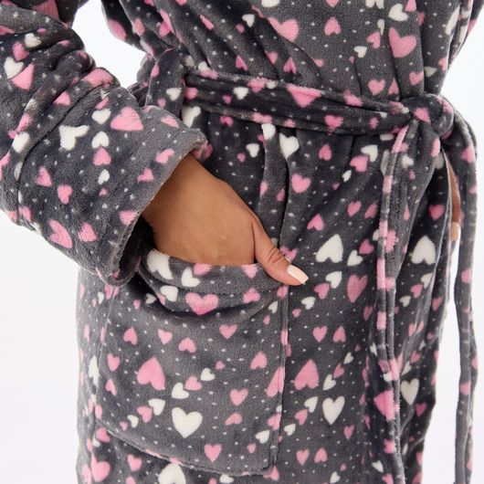 Халат Сусанна, на запах, серый, Цвет: Серый , Дизайн: На запах , Размер: 48-50, изображение 5