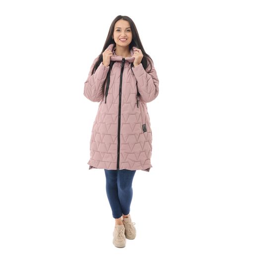 Куртка Дольче Вита, пудровая, Цвет: Пудровый , Размер: 50, изображение 2