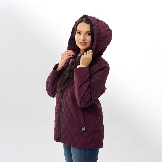 Куртка Вівальді, бордова, Колір: Бордовий, Розмір: 52, зображення 4