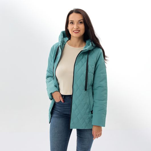 Куртка Вивальди, бирюзовая, Цвет: Бирюзовый , Размер: 46, изображение 6