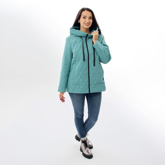 Куртка Вивальди, бирюзовая, Цвет: Бирюзовый , Размер: 54