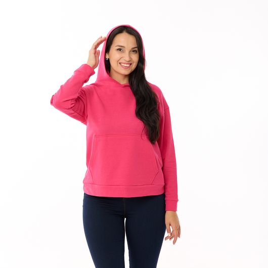 Худі СофтКор, малинове, Колір: Малиновий, Розмір: 52, зображення 2