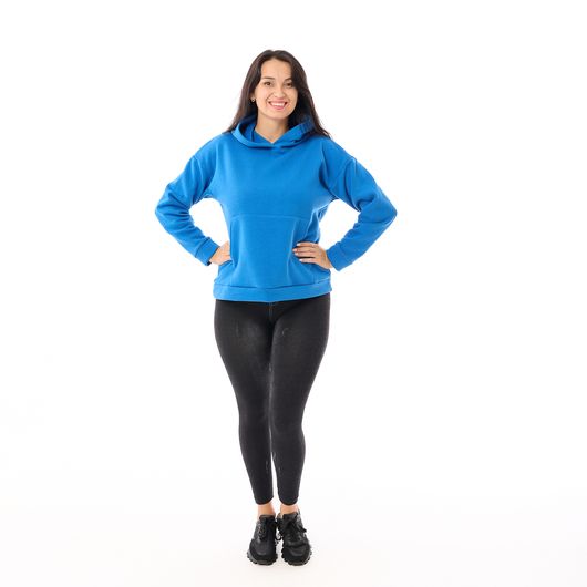 Худи СофтКор, синее, Цвет: Синий, Размер: 56