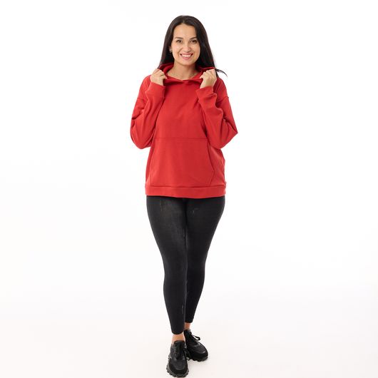 Худи СофтКор, красное, Цвет: Красный , Размер: 54