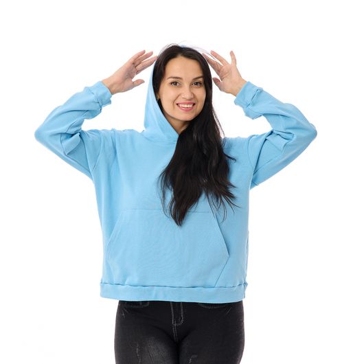 Худи СофтКор, голубое, Цвет: Голубой , Размер: 48, изображение 2