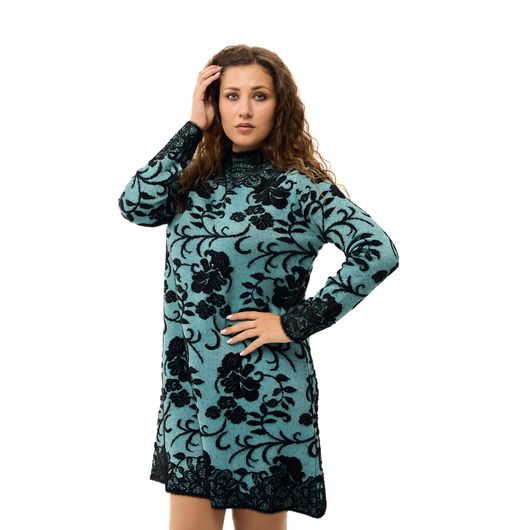 Платье Идеал, бирюзовое, Цвет: Бирюзовый , Размер: 42-46, изображение 7