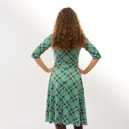 Сукня Нотки Парижа, зелене, Колір:  Зелений, Розмір: 2XL, зображення 5