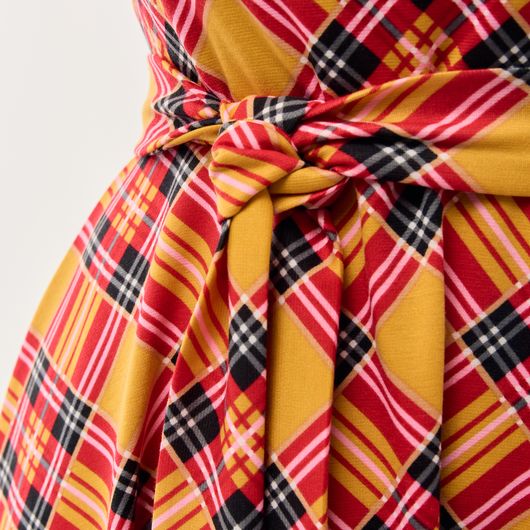 Платье Нотки Парижа, оранжевое, Цвет: Оранжевый , Размер: XL, изображение 3