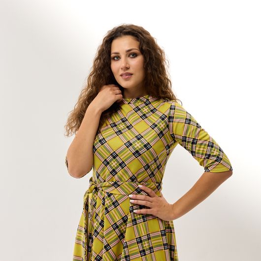 Сукня Нотки Парижа, жовте, Колір: Жовтий, Розмір: L, зображення 3