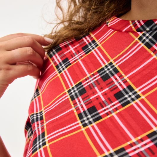 Платье Нотки Парижа, красное, Цвет: Красный , Размер: L, изображение 7