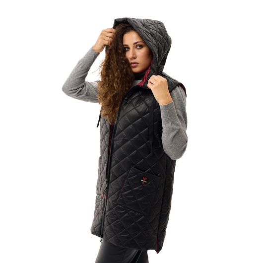 Жилет Флоринда, чорний, Колір: Чорний, Розмір: 46, зображення 2