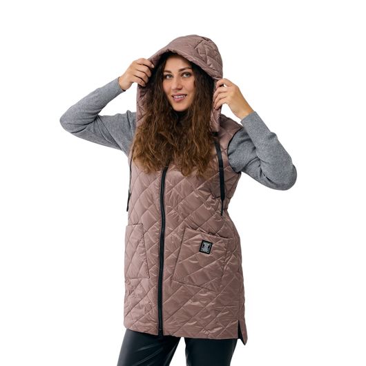 Жилет Флоринда, бежевый, Цвет: Бежевый , Размер: 64, изображение 3