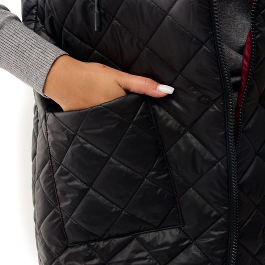 Жилет Флоринда, черный, Цвет: Черный, Размер: 68, изображение 4