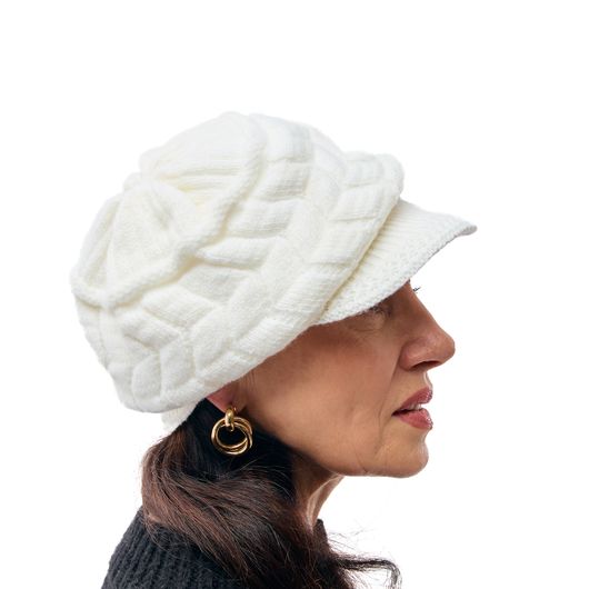 Кепі Міранда, біла, Колір: Білий