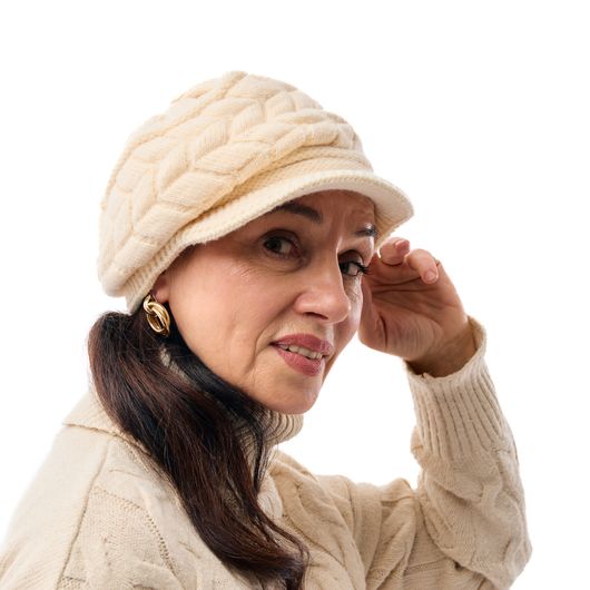 Кепи Миранда, бежевая, Цвет: Бежевый , изображение 2