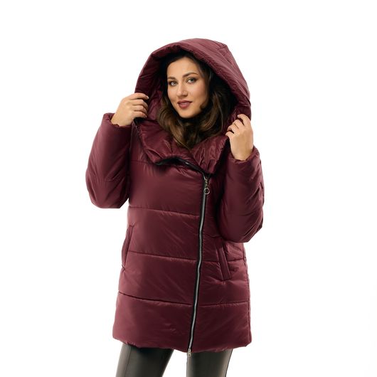 Куртка Анетта, бордова, Колір: Бордовий, Розмір: 44-46, зображення 4