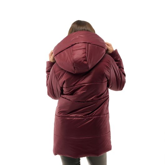 Куртка Анетта, бордова, Колір: Бордовий, Розмір: 46-48, зображення 5