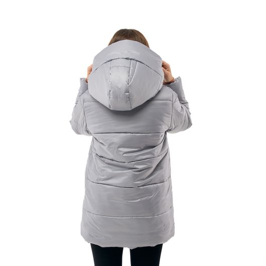 Куртка Анетта, серая, Цвет: Серый , Размер: 50-52, изображение 4