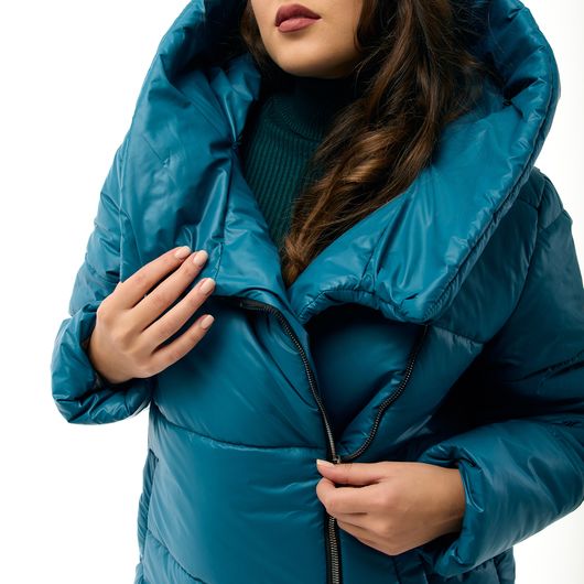 Куртка Анетта, синяя, Цвет: Синий, Размер: 58-60, изображение 3