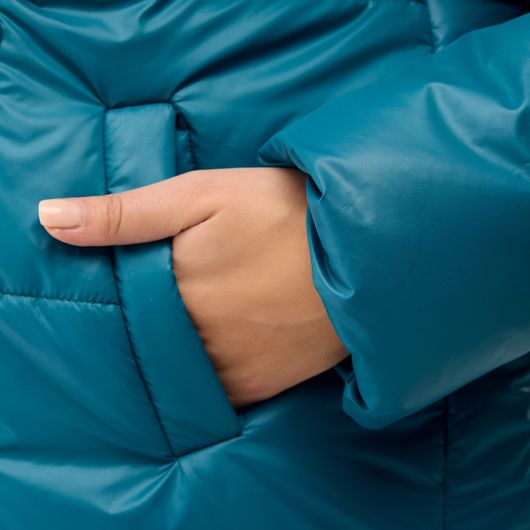 Куртка Анетта, синяя, Цвет: Синий, Размер: 50-52, изображение 4