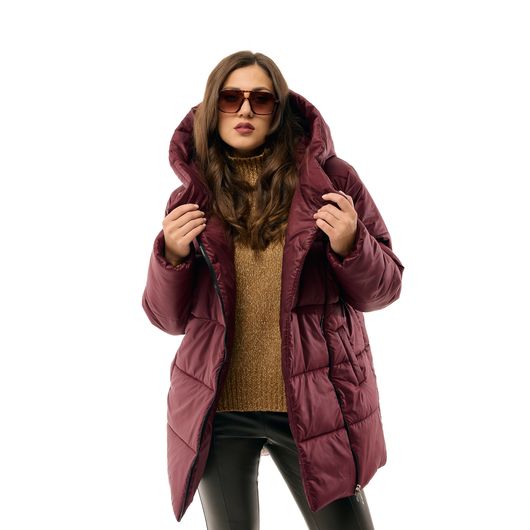 Куртка Анетта, бордова, Колір: Бордовий, Розмір: 44-46, зображення 3